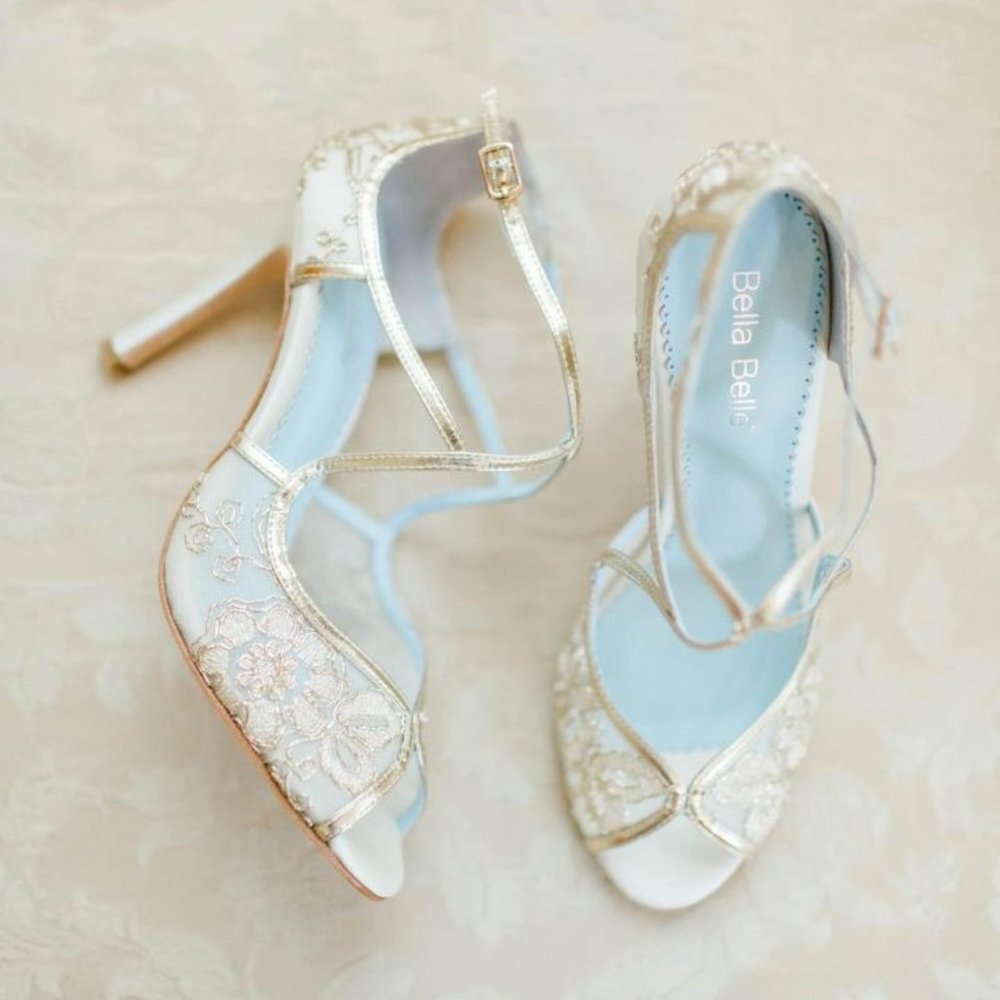 Never Worn Bella Belle Tess Wedding Shoes Size 7